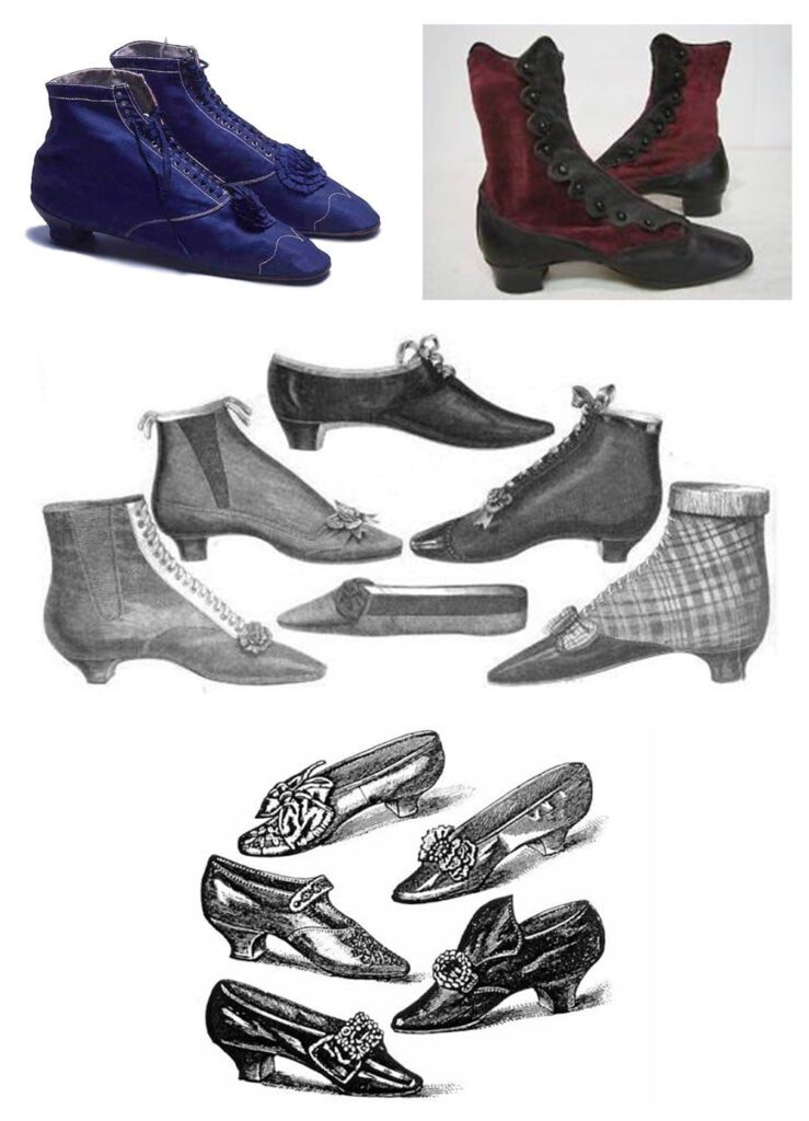 Footwear of Crinoline Decade