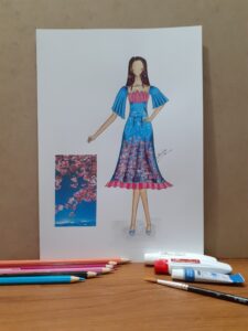 Cherry Blossom Casual Frock